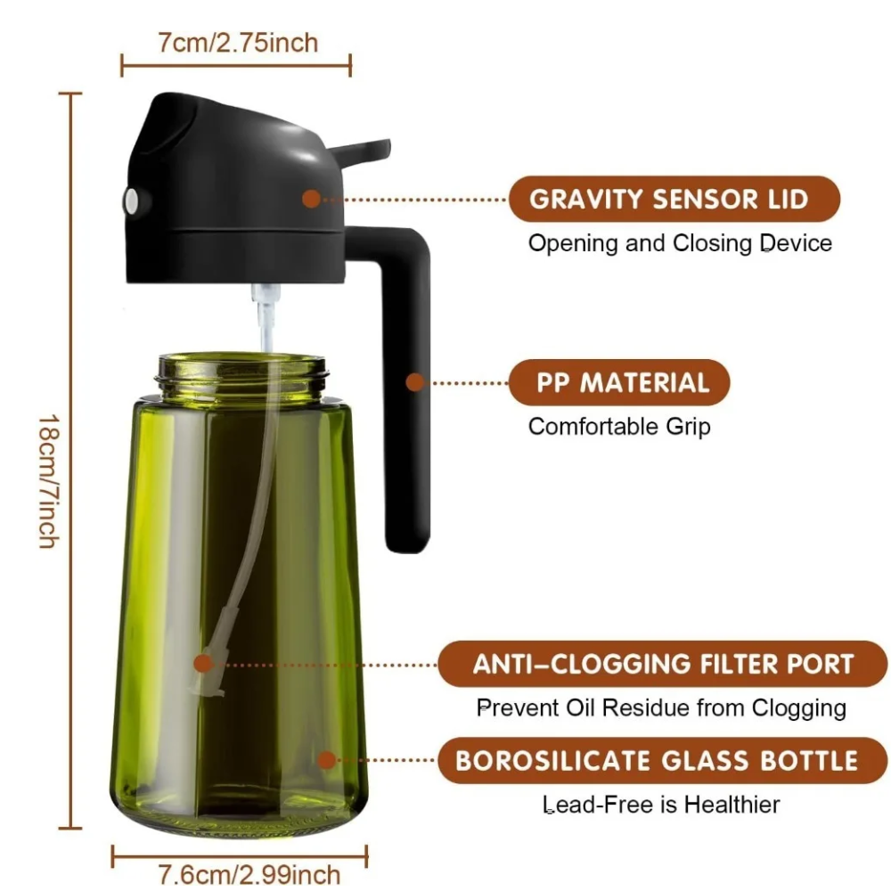 Glass Oil Sprayer Bottle