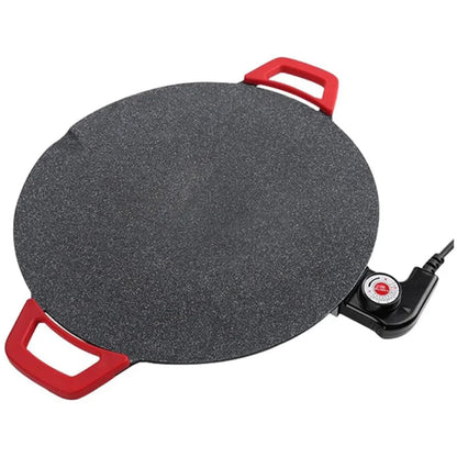 -ESTR Electric Griddle Smokeless Electric BBQ Grill Baking Trays Nonstick Cooking Griddle Pan Pancake Maker EU Plug