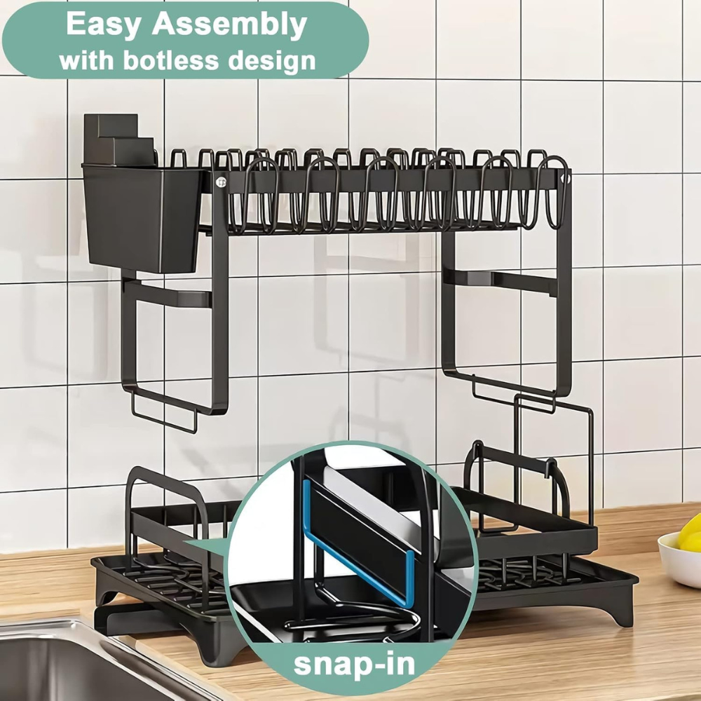 Multifunctional Kitchen Dish Storage Rack