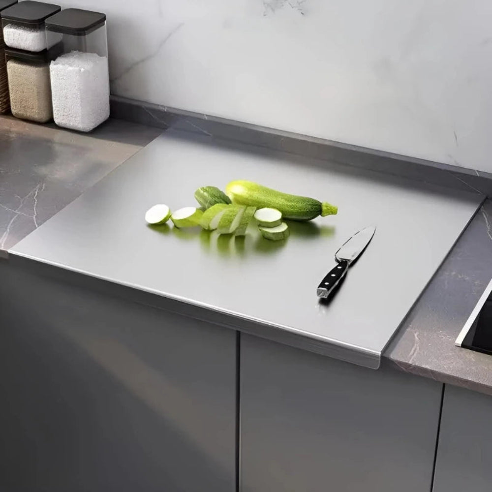 Stainless Steel Cutting Board Rolled Panel Double-Sided Anti-Mildew Super Thick Family Kitchen Large Cutting Board